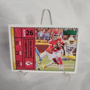 Patrick Mahomes 2022 Panini Contenders ' Game Day Ticket ' Insert #GDT-PMA